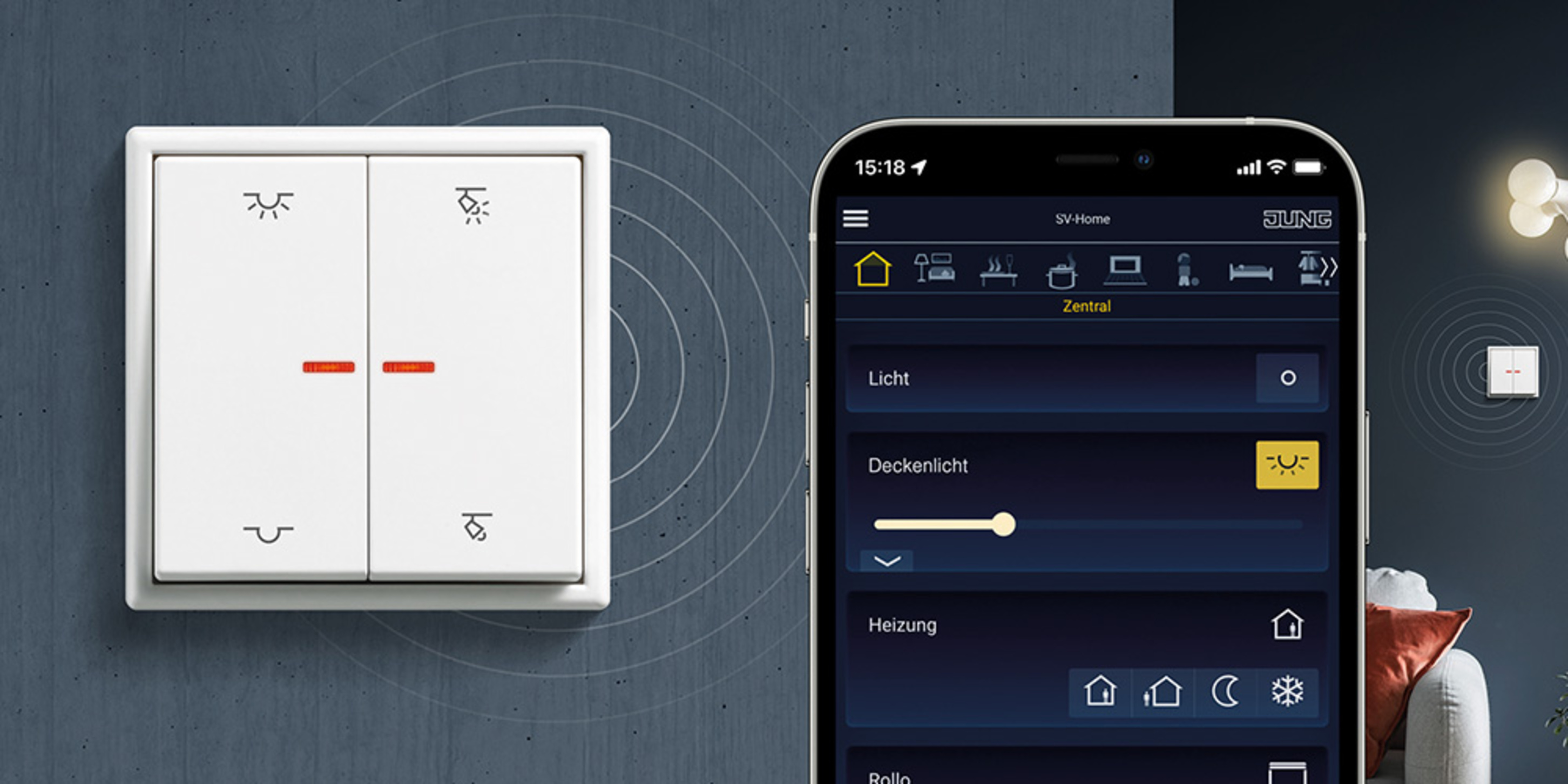 KNX RF Taster bei Elektro-Schuetz Ak GmbH in Raunheim